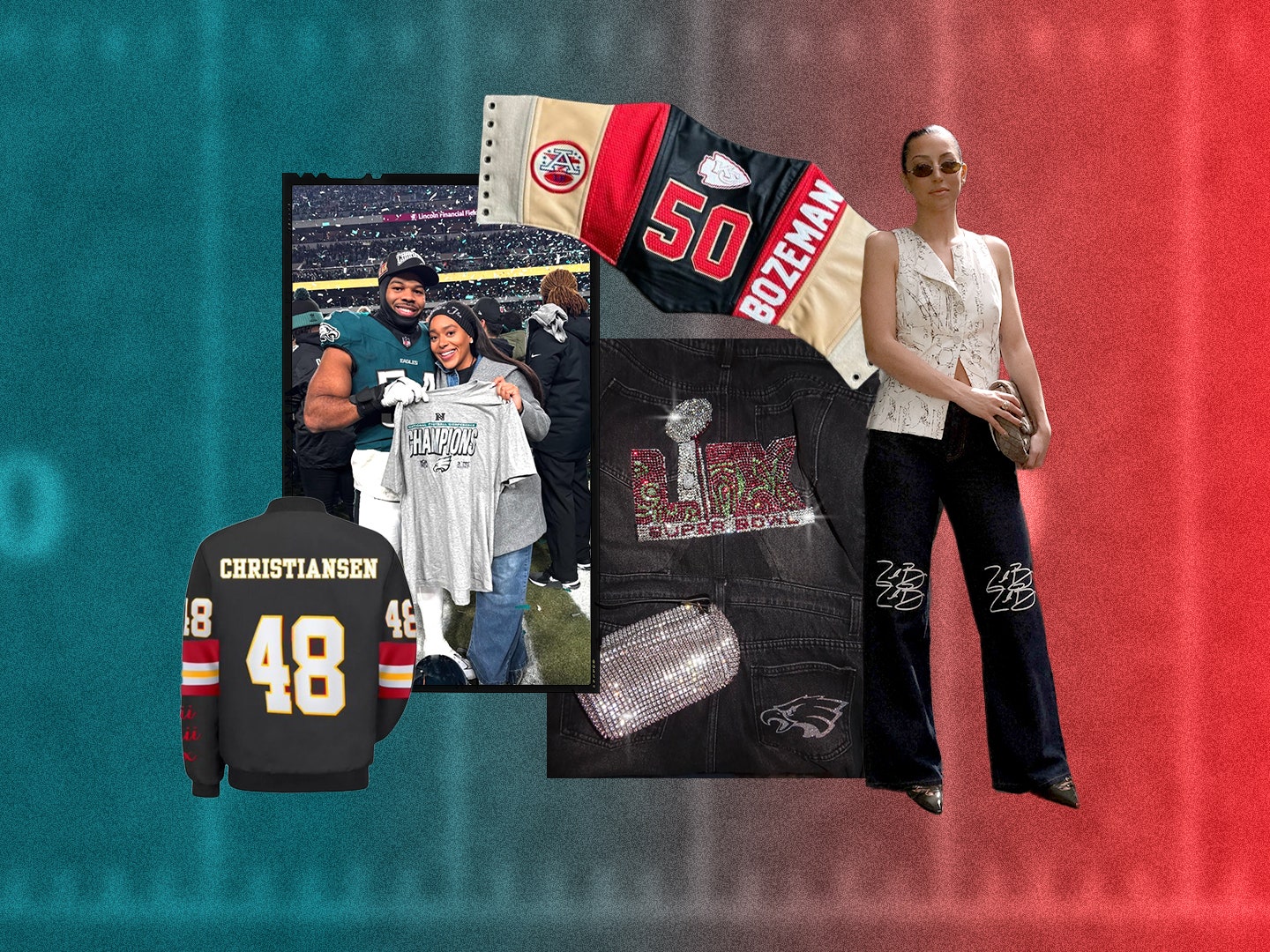 WAGS of the Chiefs and the Eagles: Here's What They're Wearing to Super Bowl LIX