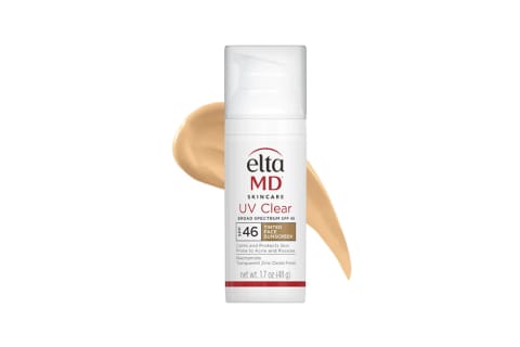 eltaMD UV clear tinted broad-spectrum SPF 46