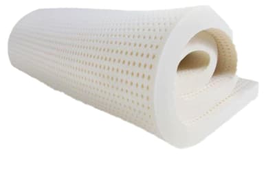 rolled up foam mattress topper