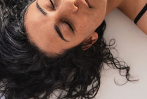 Close Up Of Woman Face