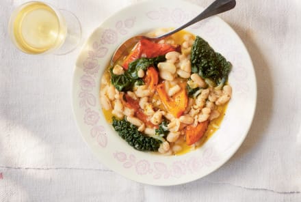 Try This High-Protein Version Of Butternut Squash Soup With Kale & White Beans