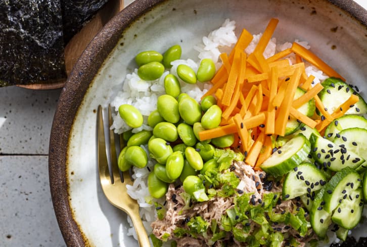 Craving Sushi? This Spicy Tuna Bowl Comes Together Quicker Than Takeout