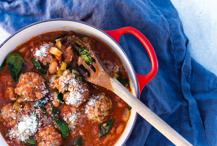 This Cozy Take On Minestrone Soup Offers An Extra Hit Of Protein