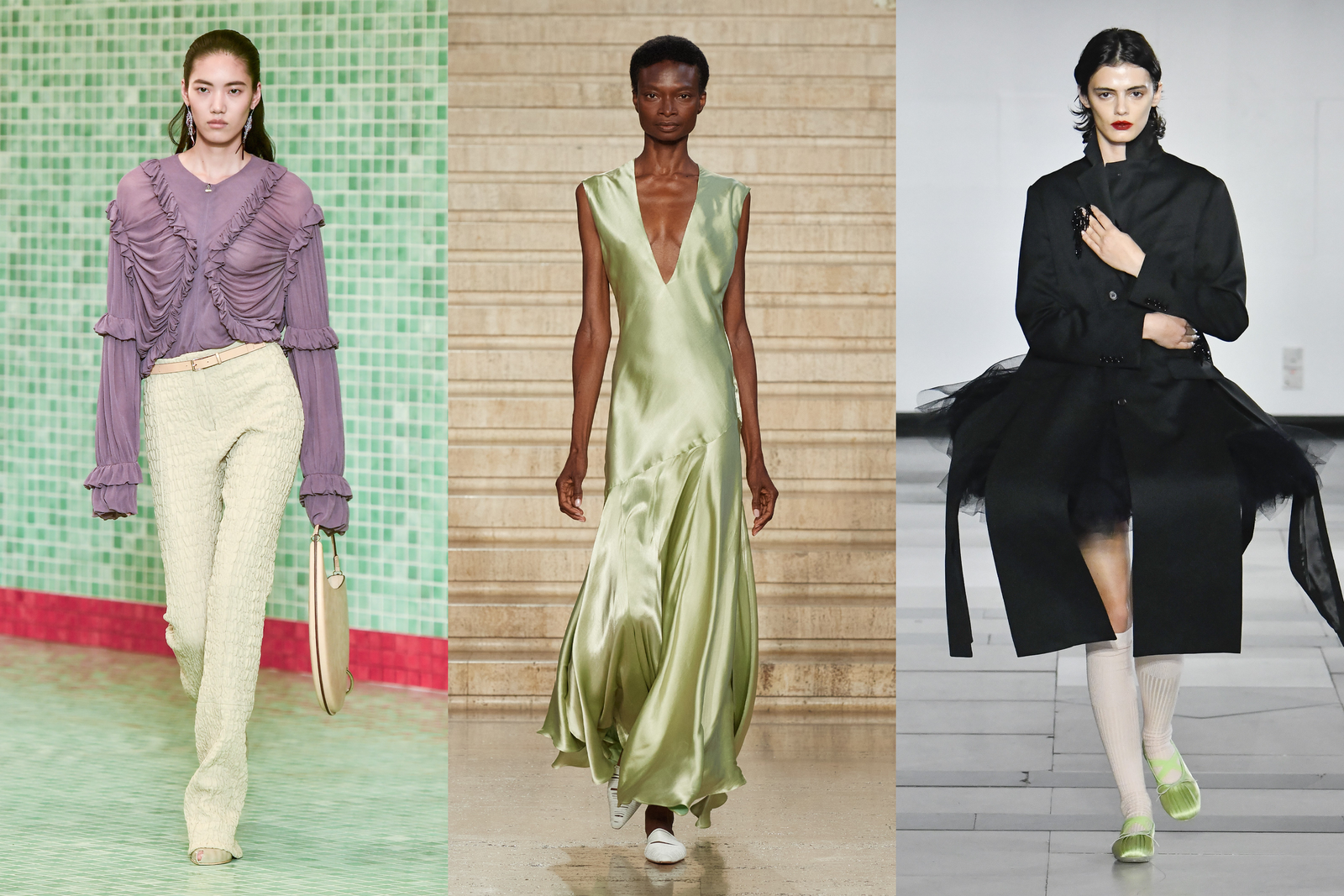 2025 fashion trends — pistachio