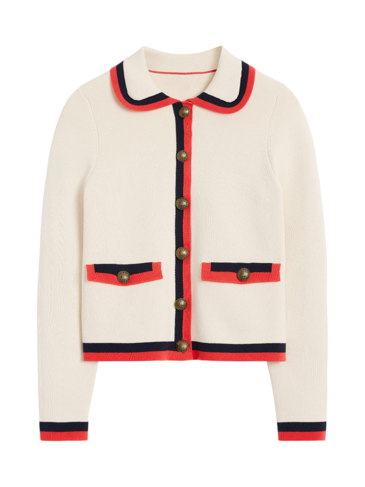 Boden Holly Collared Knitted Jacket 
