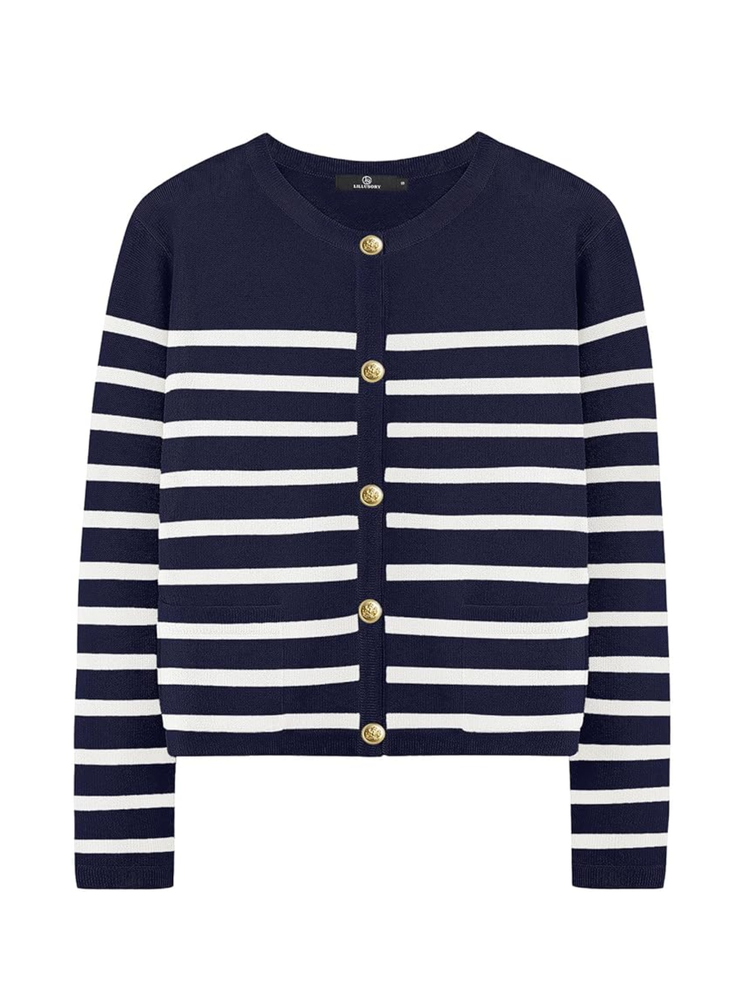 Lillusory Striped Cardigan 