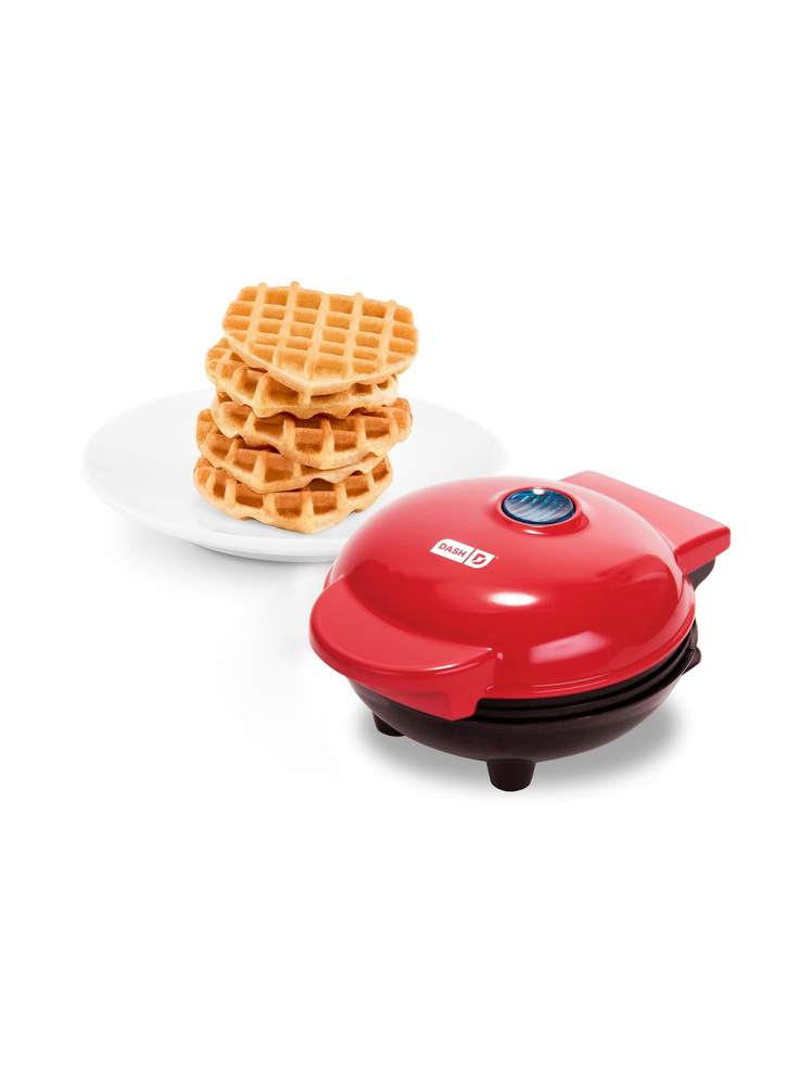 Dash Red Heart Mini Waffle Maker