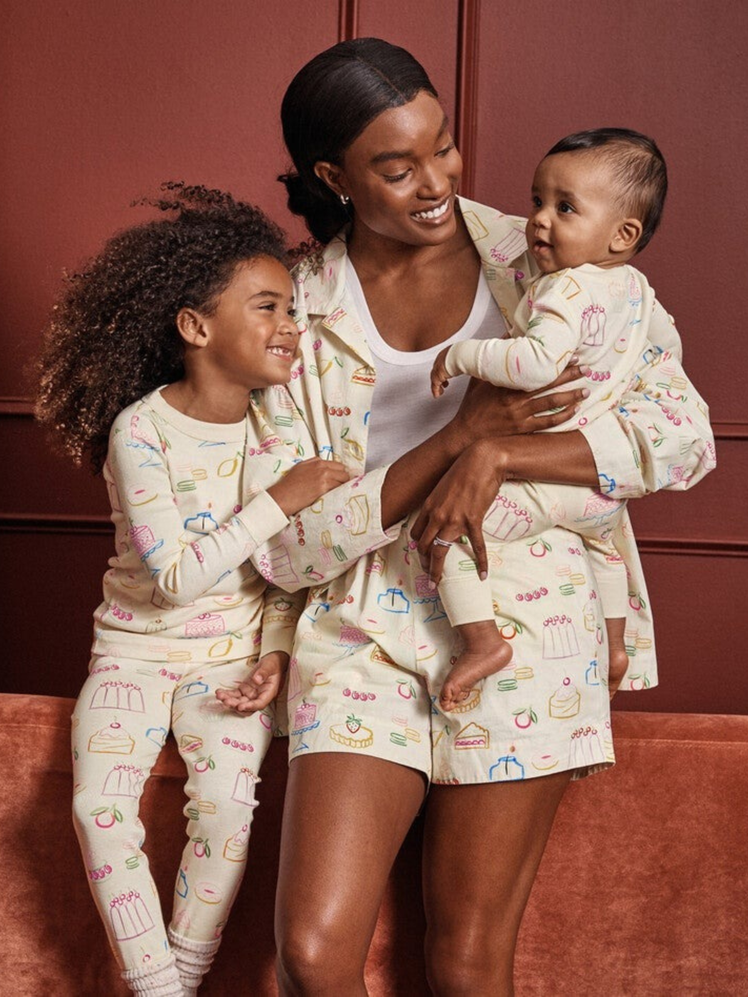 Hannah Andersson Valentine's Sweet Patisserie Mommy & Me Pajamas
