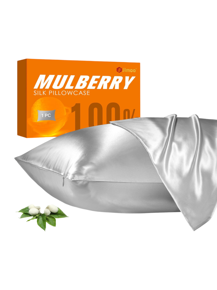 J Jimoo 100% Mulberry Silk Pillowcase