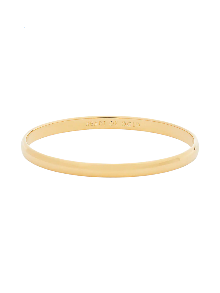 Kate Spade “Heart of Gold” Idiom Bangle