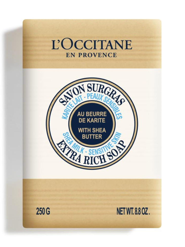 L'Occitane Shea Butter ExtraGentle Solid Hand  Body Soap