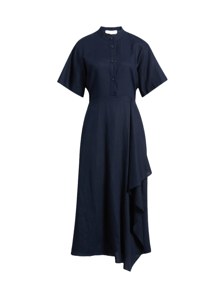 Melloday Draped Shirtdress