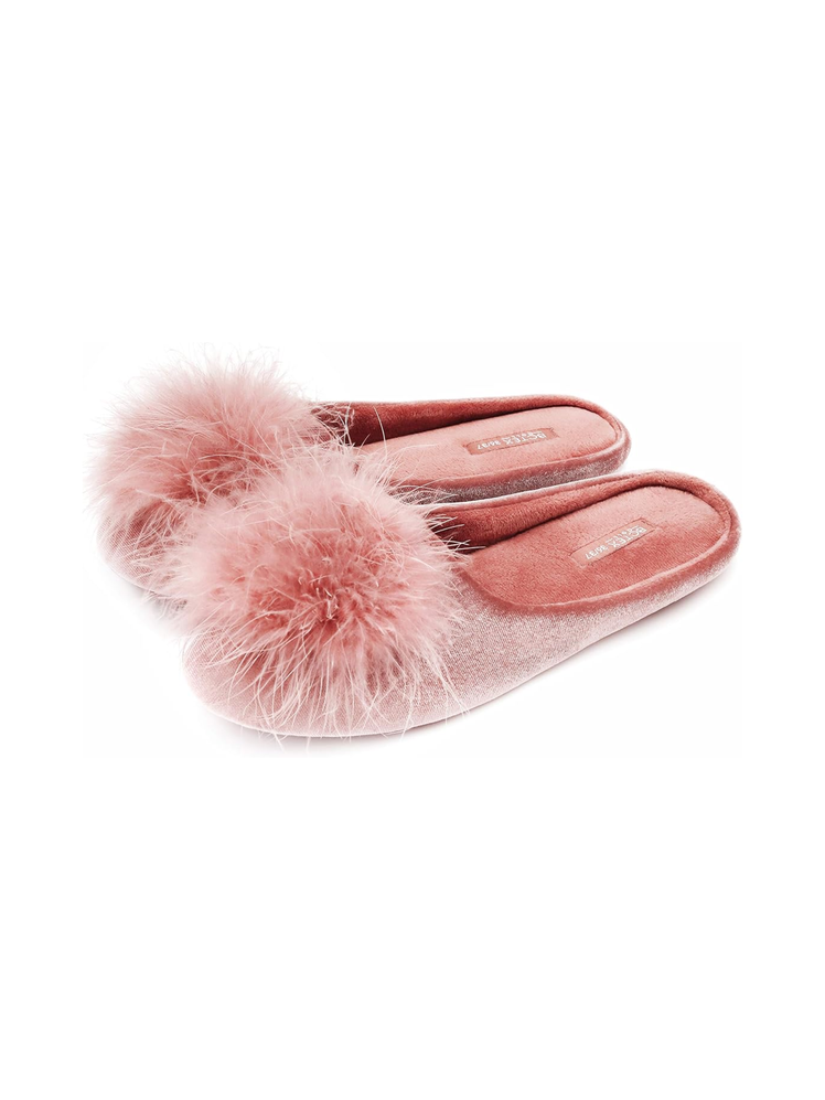 BCTex Coll Velvet House Slippers