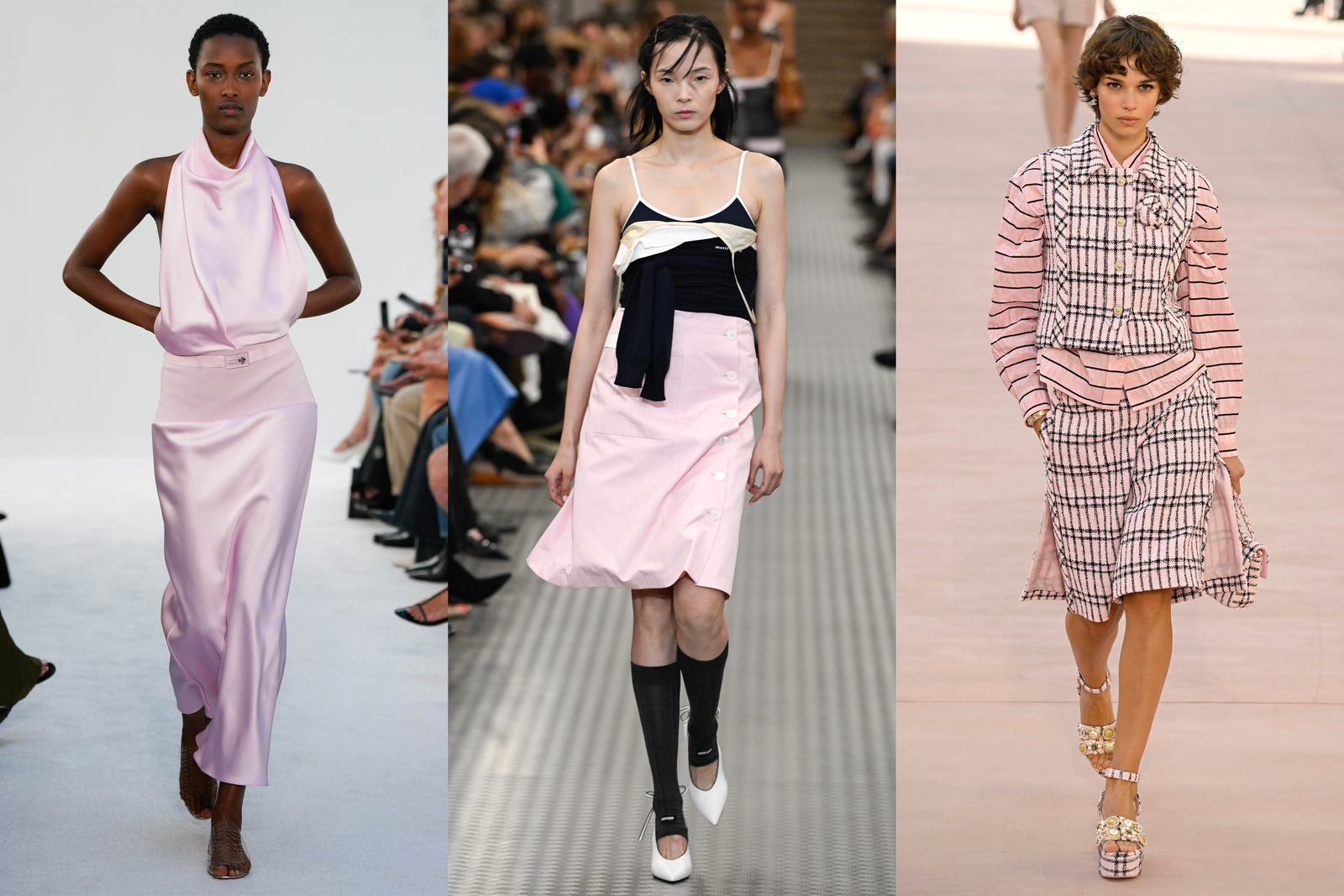 spring 2025 fashion trends — petal pink