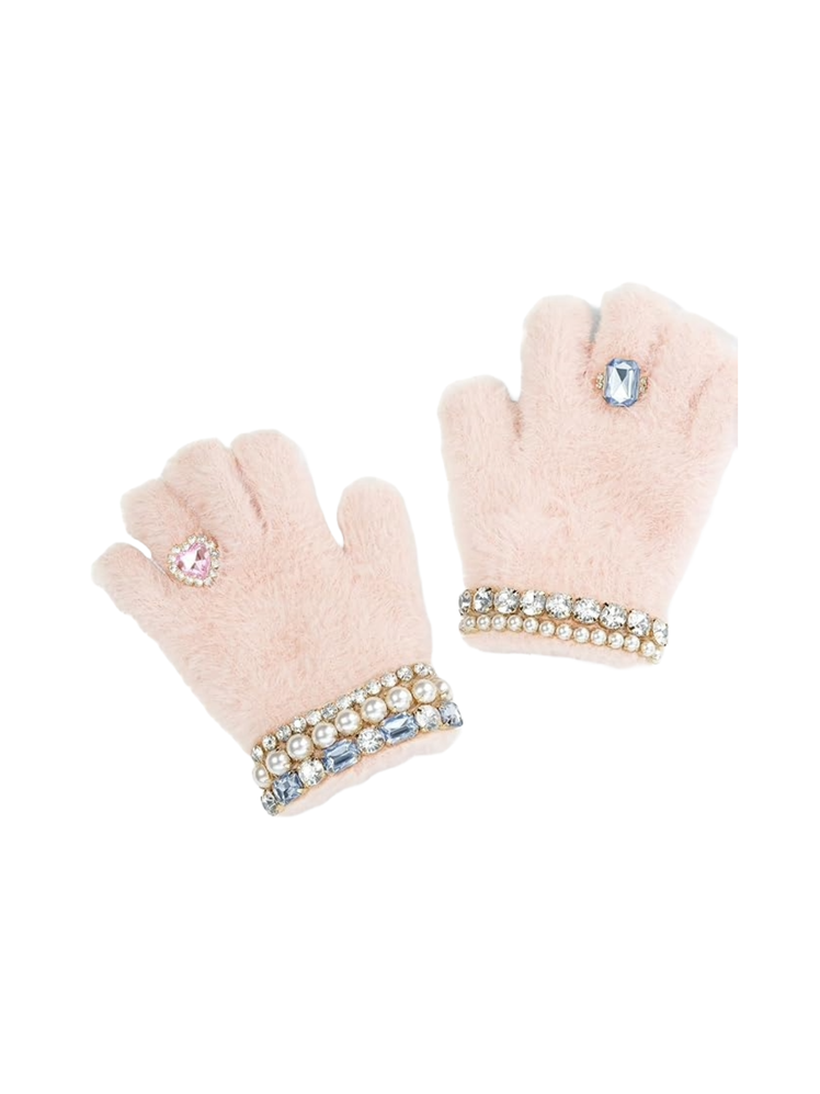 Super Smalls Ice Skating Jeweled Gloves