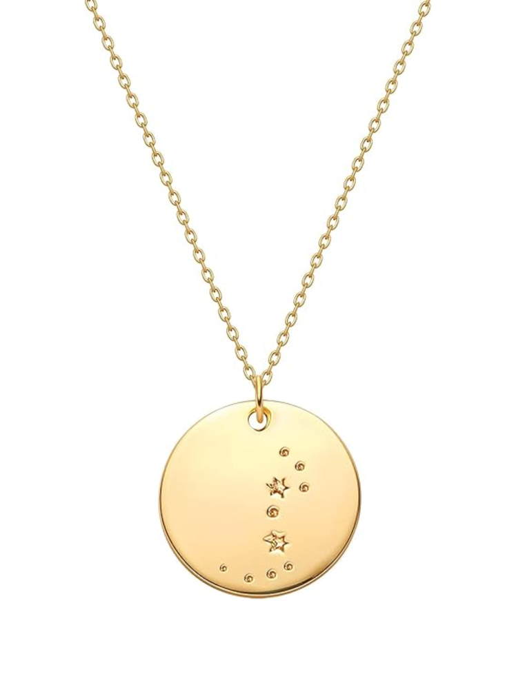 Mevecco Zodiac Constellation Pendant Necklace 
