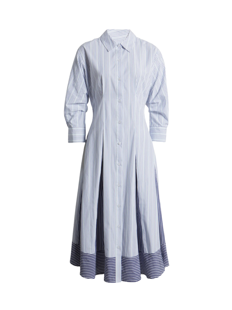 Zoe and Claire Poplin Shirtdress